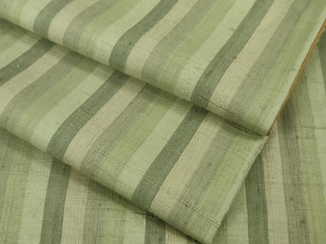 平和屋着物●極上　本場結城紬　重要無形文化財　間道　逸品　DZAB6562kh6