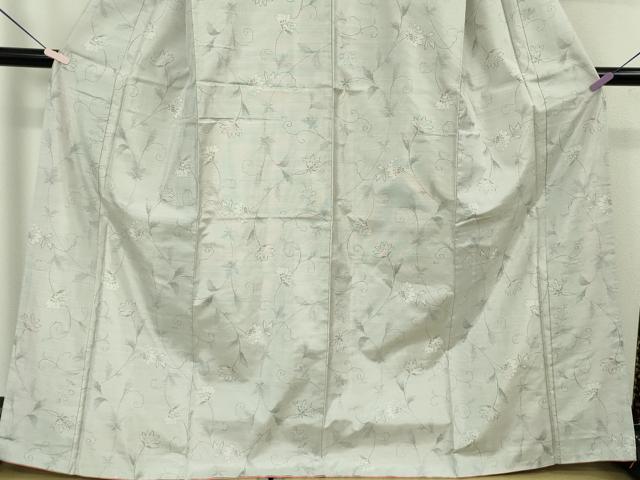 平和屋本店●極上　都喜ヱ門　本場大島紬　白大島　手絣　朝の涼感　藤絹織物謹製　証紙付き　逸品　DZAB6577kh6