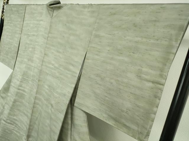 平和屋本店●極上　石川県指定無形文化財　牛首紬　白山工房　手織り　証紙付き　逸品　未使用　DZAB6582kh6