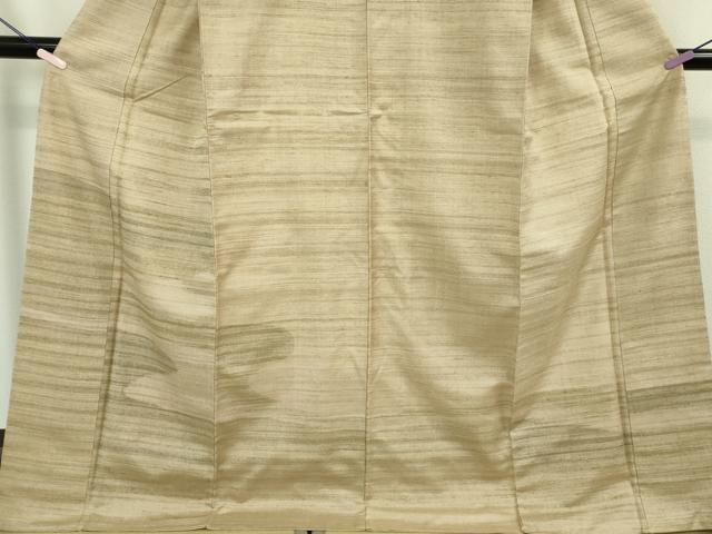 平和屋着物●極上　インド・アッサム　野蚕糸　手織　ムガシルク　訪問着　霞文　逸品　DZAB6593kh6