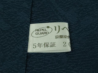 平和屋本店●極上　キモノデザイナー　斉藤上太郎　訪問着　片身替わり　楓花文　逸品　DZAB6594kh6