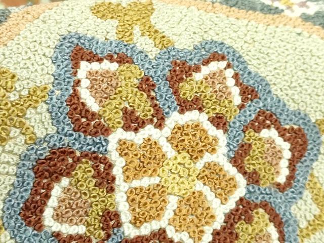 平和屋本店●最高級　中国三大刺繍　総相良刺繍　総刺繍　袋帯　200万粒　総詰め　正倉院花鳥文　逸品　DZAB6636kh6