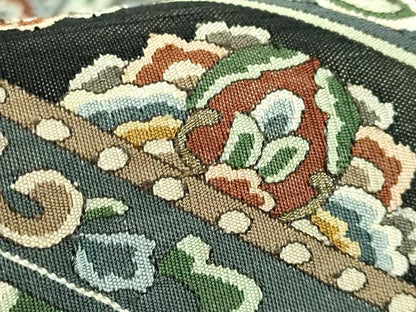 平和屋本店●極上　明綴れ　袋帯　正倉院花菱文　金糸　逸品　DZAB6637kh6
