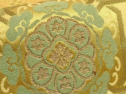 平和屋本店●極上　伝統工芸士　曽根武勇　太鼓柄袋帯　蜀江花文　逸品　DZAB6641kh6