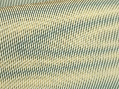 平和屋本店●極上　小紋師　藍田正雄　江戸小紋　塩瀬　九寸名古屋帯　観世水　万筋　御召茶色×砥粉色　逸品　DZAB6645kh6