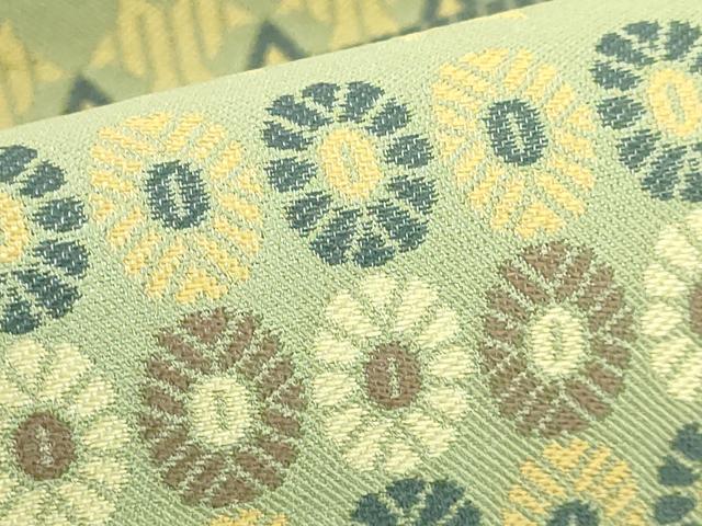 平和屋着物●極上　九寸開き名古屋帯　いちご錦　逸品　DZAB6692kh6