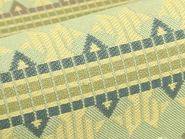 平和屋着物●極上　九寸開き名古屋帯　いちご錦　逸品　DZAB6692kh6