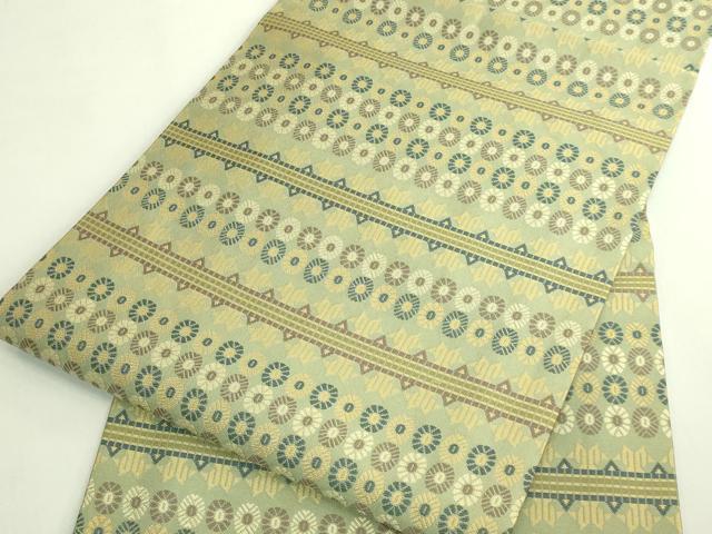 平和屋着物●極上　九寸開き名古屋帯　いちご錦　逸品　DZAB6692kh6