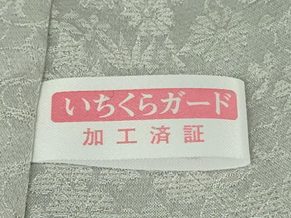 平和屋着物●極上　樋熊哲也　訪問着　辻が花　絞り　手描き　訪問着　暈し染め　金通し地　逸品　DZAB6707kh6