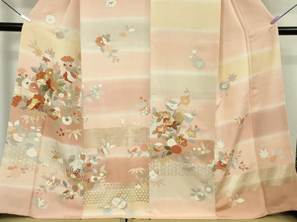 平和屋本店●極上　創業460年・千總　訪問着　駒刺繍　吉祥花文　暈し染め　金彩　大丸扱い　逸品　未使用　DZAB6728kh6