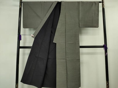 平和屋着物●極上　男性　お召　アンサンブル　十二支　干支　錦仰織　反端付き　逸品　DZAB6732kh6