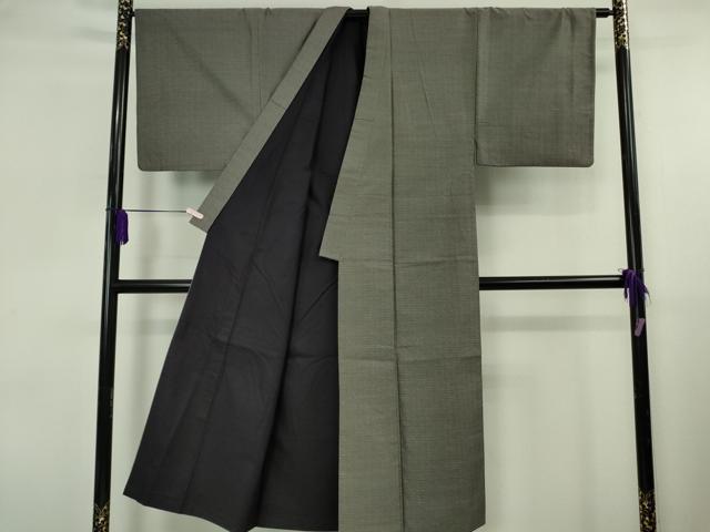 平和屋着物●極上　男性　お召　アンサンブル　十二支　干支　錦仰織　反端付き　逸品　DZAB6732kh6