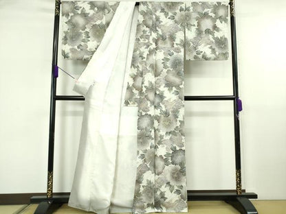 平和屋本店●極上　小紋　唐獅子　牡丹　逸品　DZAB6759kh6