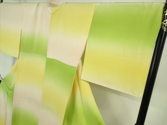 平和屋本店●極上　銀座もとじ　小紋　暈し染め　たとう紙付き　逸品　DZAB6764kh6
