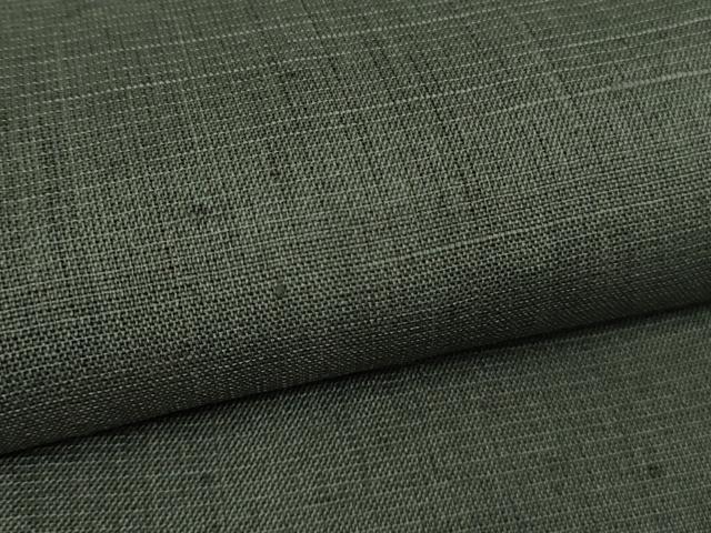 平和屋本店＊希少　夏物　銀座もとじ　紗紬　倭文　俵屋宗観　藍墨茶色　証紙・反端付き　逸品　DZAB6779kh6