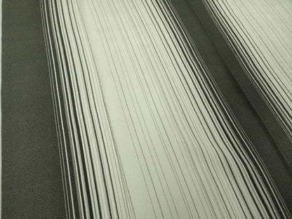 平和屋本店▽極上　お召　単衣　間道　逸品　DZAB6780kh6