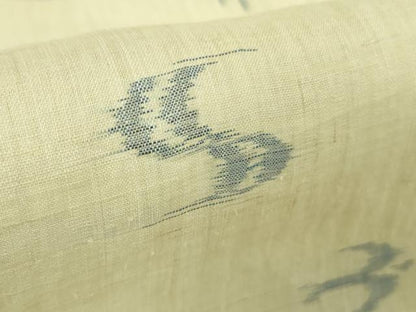 平和屋本店＊極上　夏物　沖縄県無形文化財指定　本場八重山上布　麻　絣絵　逸品　DZAB6786kh6