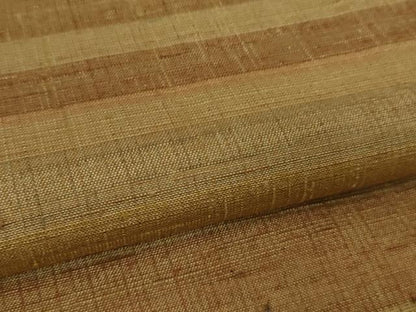 平和屋本店●極上　郡上紬　草木染　横段文　逸品　DZAB6788kh6