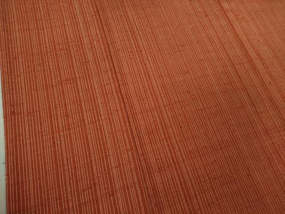 平和屋本店▽希少　ざざんざ織　単衣　縞　逸品　DZAB6792kh6