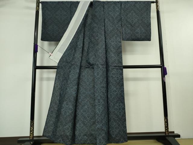 平和屋本店＊極上　夏物　重要無形文化財　本場宮古上布　苧麻　菱文　逸品　DZAB6798kh6