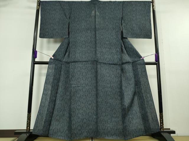 平和屋本店＊極上　夏物　重要無形文化財　本場宮古上布　苧麻　吉祥文　逸品　DZAB6799kh6