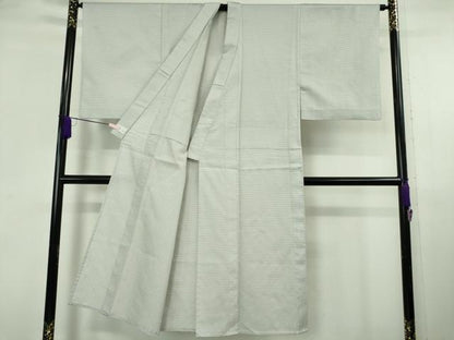 平和屋本店▽極上　男性　洗える最高級着物　＜英＞はなぶさ謹製　お召　アンサンブル　単衣　逸品　DZAB6804kh6