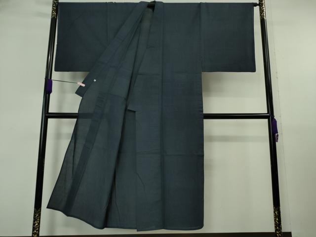 平和屋本店＊極上　夏物　男性　綿薩摩　木綿　蚊絣　濃藍色　大丸扱い　逸品　DZAB6806kh6
