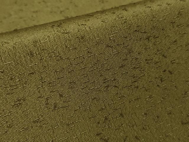 平和屋着物●極上　男性　洗える最高級着物　＜英＞はなぶさ謹製　お召　色無地　梅幸茶色　逸品　DZAB6819kh6