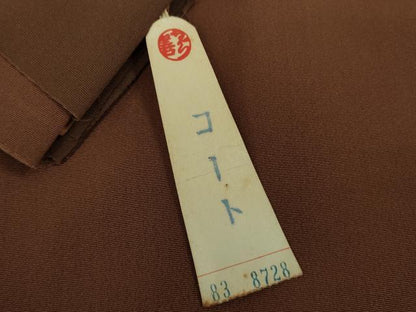平和屋着物∞極上　道行コート　刺繍　蔦の葉　ゑり善扱い　反端付き　逸品　DZAB6841kh6