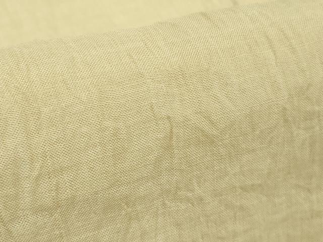 平和屋本店＊極上 夏物 男性 本場小千谷ちぢみ キングサイズ 吉新織物謹製 蒸栗色 麻 証紙付き 逸品 DZAB6848kh6
