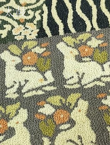 平和屋本店●極上　中国三大刺繍　総相良刺繍　総刺繍　袋帯　200万粒　総詰　名物裂　金糸　逸品　DZAB6852kh6