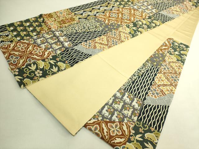 平和屋本店●極上　中国三大刺繍　総相良刺繍　総刺繍　袋帯　200万粒　総詰　名物裂　金糸　逸品　DZAB6852kh6