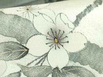 平和屋本店●極上　洛楽人工房　九寸名古屋帯　観桜　金彩　反端付き　逸品　DZAB6869kh6