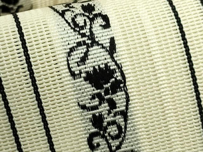 平和屋着物＊極上　夏物　本場筑前博多織　八寸名古屋帯　紗間道　花唐草　さが美扱い　逸品　DZAB6871kh6