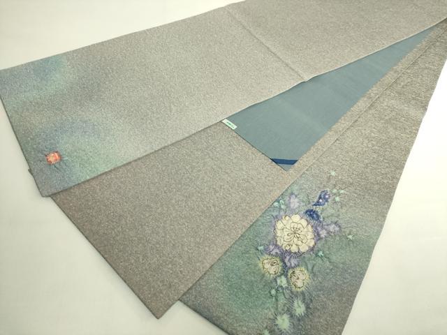 平和屋本店●極上　久保田一竹　幻の辻が花　太鼓柄袋帯　金通し地　逸品　DZAB6887kh6