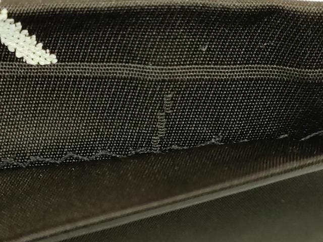 平和屋本店●極上　世界的人形師　辻村寿三郎　ジュサブロー　六通柄袋帯　立波に兎　憲法黒茶色地　銀糸　逸品　DZAB6890kh6