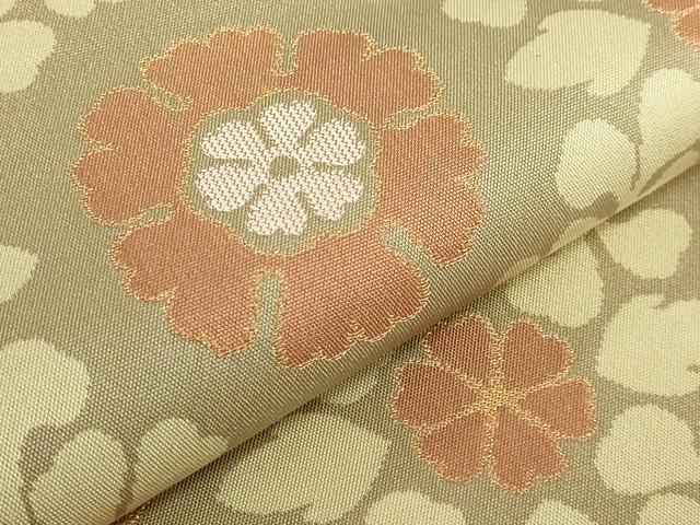 平和屋本店●最高級　人間国宝　北村武資　経錦　六通柄袋帯　飛鳥紋　金糸　色紙付き　逸品　DZAB6892kh6