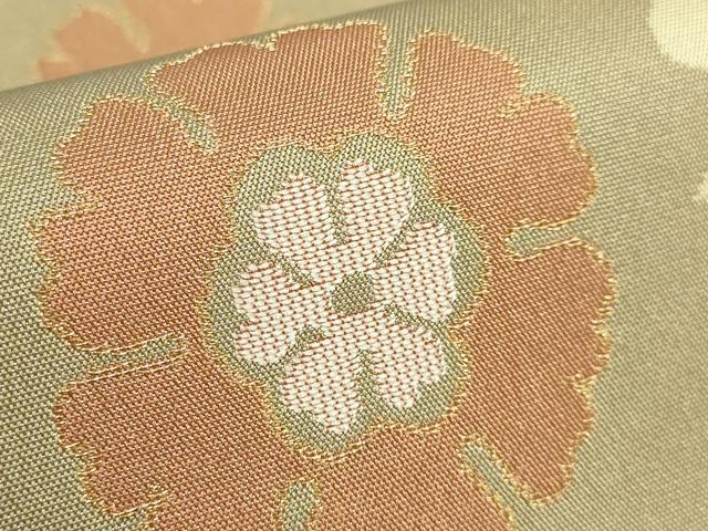 平和屋本店●最高級　人間国宝　北村武資　経錦　六通柄袋帯　飛鳥紋　金糸　色紙付き　逸品　DZAB6892kh6