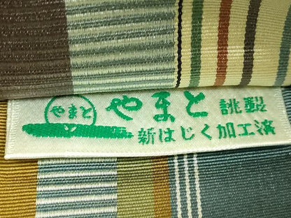 平和屋着物●極上　本場筑前博多織　両面　全通柄袋帯　花間道　やまと誂製　逸品　DZAB6900kh6