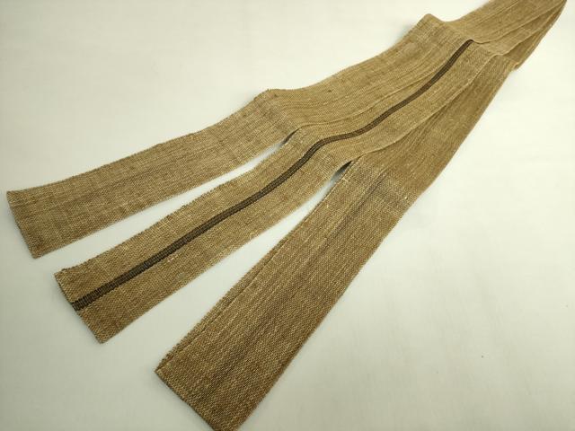 平和屋本店＊極上　夏物　男性　両面　角帯　自然布　紙布　逸品　DZAB6911kh6