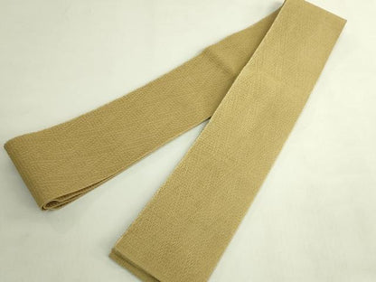 平和屋着物＊極上　夏物　男性　角帯　羅　菱　木蘭色地　逸品　DZAB6914kh6