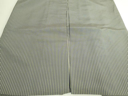 平和屋本店●極上　男性　人間国宝　甲田綏郎　精好仙台平　馬乗り袴　縞　逸品　DZAB6927kh6