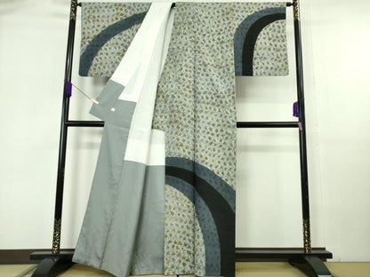 平和屋本店●極上　菅原工房　菅原結作　漢方染紬　訪問着　逸品　DZAB6952kh6