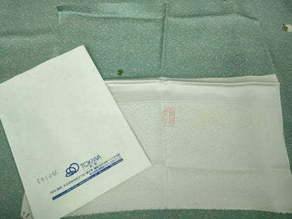 平和屋本店●極上　創業460年・千總　小紋　松葉　金彩　反端付き　逸品　DZAB6967kh6