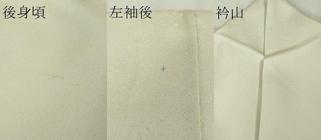 平和屋本店●極上　訪問着　馬車　お城　象牙色地　暈し染め　銀彩　逸品　DZAB6968kh6