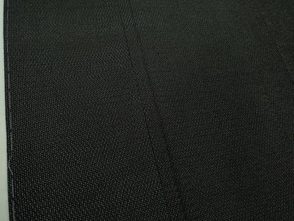 平和屋本店●極上　白鷹お召　110亀甲　総詰め　黒地　ロング丈　逸品　未使用　DZAB6973kh6