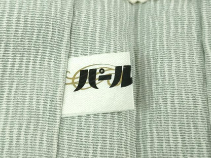 平和屋本店∞極上　青山八木　長羽織　秘色色地　縮緬地　羽織紐・たとう紙付き　逸品　DZAB6988kh6