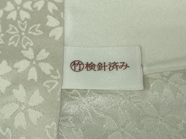 平和屋本店●極上　振袖　牡丹　暈し染め　黒地　金彩　銀通し地　逸品　DZAB6991kh6