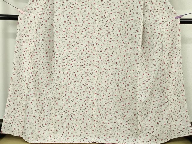 平和屋着物●極上　撫松庵　小紋　いろは唄　うさぎとかめ　洗える着物　逸品　DZAB7004kh6