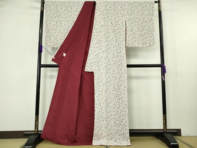 平和屋着物●極上　撫松庵　小紋　いろは唄　うさぎとかめ　洗える着物　逸品　DZAB7004kh6